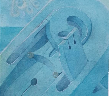 Imagen abstracta azul